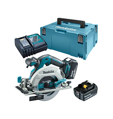 makita DHS680RTJ Akku-Handkreissäge-Set 18,0 V, mit 2 Akkus