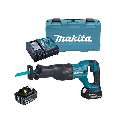 makita DJR186RT Akku-Säbelsäge Set 18,0 V, mit 1 Akku