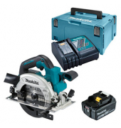 makita DHS660RTJ Akku-Handkreissäge-Set 18,0 V, mit 2 Akkus