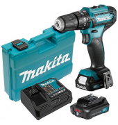 makita HP333DSAX1 Akku-Schlagbohrschrauber-Set 12,0 V, mit 2 Akkus