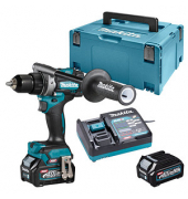 makita DF001GD201 Akku-Bohrschrauber-Set 40,0 V max., mit 2 Akkus