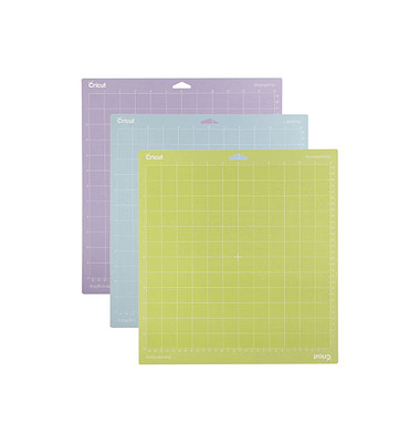 Schneidematten für Schneideplotter leicht klebend, normal klebend, stark klebend, wiederverwendbar 305 x 305 mm (12