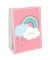 Partytüte Regenbogen & Wolke mit Sticker