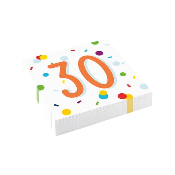 0194099005289 - Motivserviette 33x33 Geburtstag Zahl 30 0194099005289 20 Stück 0194099005289 - Motivserviette 33x33 Geburtstag Zahl 30 0194099005289 20 Stück