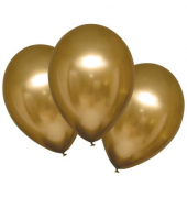 Luftballon Satin Luxe gold metallic