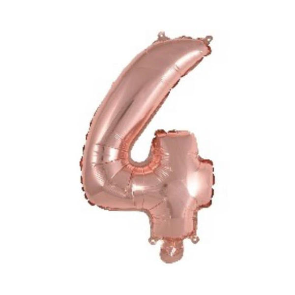 0194099036030 - Folienballon Mini Zahl 4 rose 0194099036030 HEAD 9909692 0194099036030 - Folienballon Mini Zahl 4 rose 0194099036030 HEAD 9909692