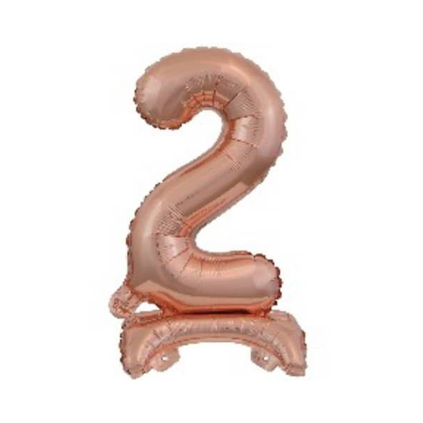 0194099056540 -  Folienballon Mini Zahl 2 rose 0194099056540 HEAD 9911735