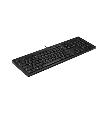 Tastatur 125, QWERTZ, USB, schwarz