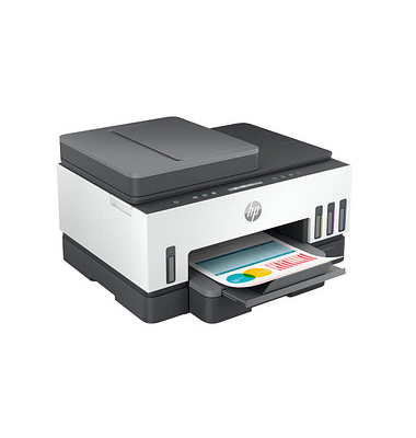 HP Smart Tank 7305 3 in 1 Tintenstrahl-Multifunktionsdrucker grau, HP Instant Ink-fähig