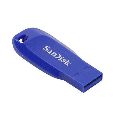 SanDisk USB-Stick Cruzer Blade blau 64 GB