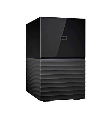 externe Festplatte My Book Duo WDBFBE0240JBK-EESN, schwarz, 3,5 Zoll (8,89cm), 24 TB, HDD