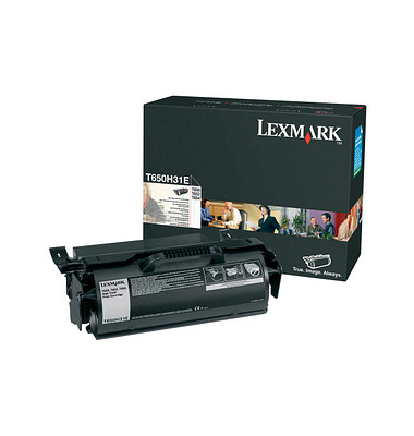 Toner T650H31E, schwarz, ca. 25000 Seiten