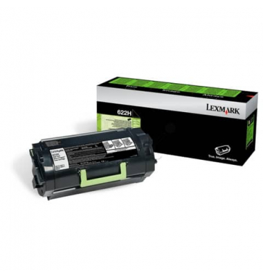 Toner 62D2H0E, schwarz, ca. 25000 Seiten
