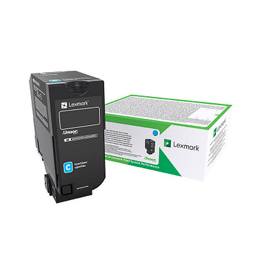 Toner 74C2HCE, cyan, ca. 12000 Seiten