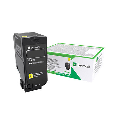Lexmark 74C2HYE gelb Toner