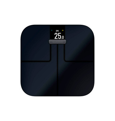GARMIN Körperanalysewaage Index-Smart-Waage S2 schwarz 181,4 kg