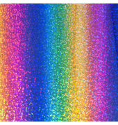 plottiX EffektFlex Aufbügelfolie regenbogen Effekt-Folie 32,0 x 50,0 cm,  1 Rolle