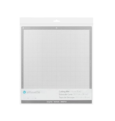 Silhouette CUT-MAT-15ST Schneidematte für Schneideplotter stark klebend 356 x 381 mm (14 x 15 Zoll)