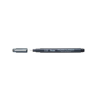 Pentel Pointliner Fineliner schwarz 0,05 mm