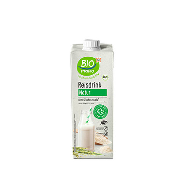Reisdrink NATUR 2555836, 1% Fett, laktosefrei, vegan, 1 Liter, im Tetrapack