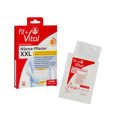 fit+vital Wärmepflaster XXL 2667541 weiß