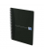 Collegeblock 100102565 Office Essentials, kariert /  kariert Rand beidseitig , A5, 90g, schwarz, 90 Blatt