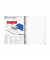 Collegeblock 100103627, liniert / liniert Rand beidseitig , A5, 90g, schwarz, 90 Blatt