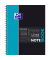 Collegeblock 400037406 Studium, kariert / kariert Rand links, A4+, 90g, sortiert, 80 Blatt