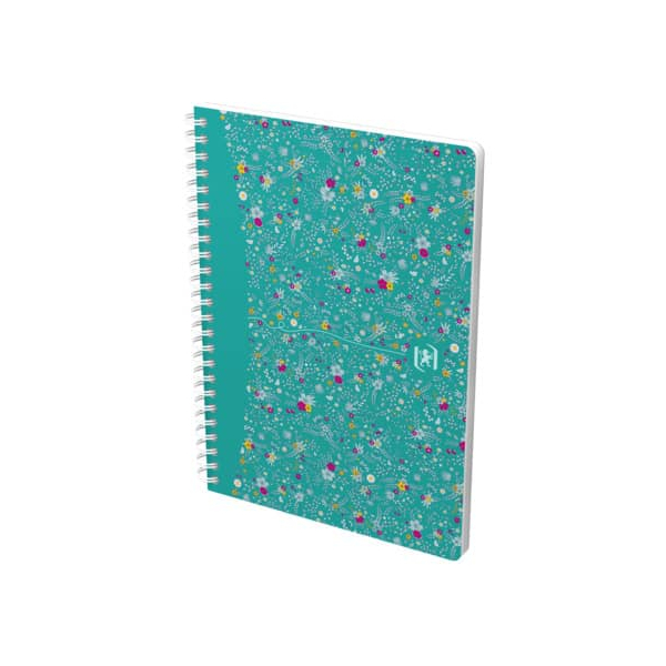 5 Stück Oxford Notizbuch 400094953, ForMe Floral, farbig sortiert, A5, liniert, 90g, 60 Blatt / 120 Seiten 3020120113357 Oxford