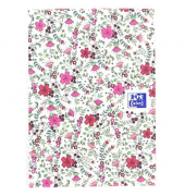 Notizblock 400094827, Blumen, liniert, A5, 80g, sortiert, 80 Blatt