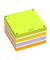 Haftnotizen 400096789, SPOT notes, 75x75mm, grün/weiss/gelb/violett/orange, quadratisch