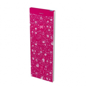 Notizbuch 400111054, ForMe Floral, farbig sortiert, Sonderformat, liniert, 90g, 80 Blatt / 160 Seiten