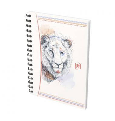 Notizbuch 400124701, farbig sortiert, A6, kariert, 90g, 50 Blatt / 100 Seiten