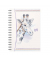 Notizbuch 400124701, farbig sortiert, A6, kariert, 90g, 50 Blatt / 100 Seiten