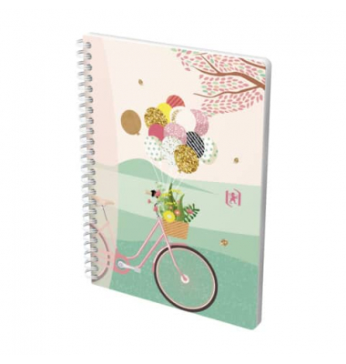 Notizbuch 400154317, farbig sortiert, A5, liniert, 90g, 60 Blatt / 120 Seiten