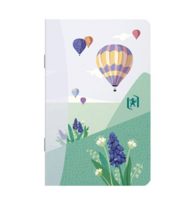 Notizbuch 400154341, bunt, 9x14cm, liniert, 90g, 30 Blatt / 60 Seiten