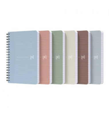 Collegeblock 400155803 My Rec'Up, Lineatur 22 / liniert mit Rand innen, 9x14cm, 90g, sortiert, 90 Blatt