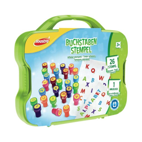 3028760418078 - Joustra Motivstempel-Set BUCHSTABENSTEMPEL im Koffer 3028760418078 - Joustra Motivstempel-Set BUCHSTABENSTEMPEL im Koffer