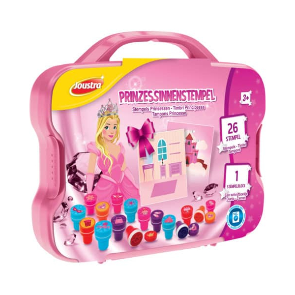 3028760418108 - Joustra Motivstempel-Set PRINZESSINNENSTEMPEL im Koffer 3028760418108 - Joustra Motivstempel-Set PRINZESSINNENSTEMPEL im Koffer