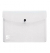 Dokumententasche Hawai 400031404, A5, transparent, Polypropylen (PP), Druckknopfverschluss