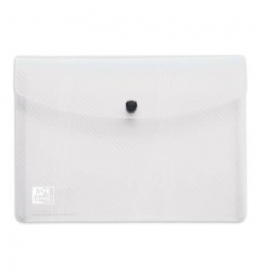 Dokumententasche Hawai 400031404, A5, transparent, Polypropylen (PP), Druckknopfverschluss