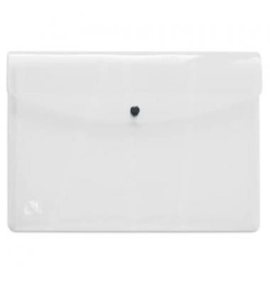 Dokumententasche Hawai 400031408, A4, transparent, Polypropylen (PP), Druckknopfverschluss