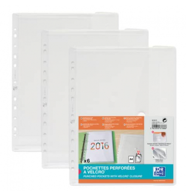 Dokumententasche - 400099575, Din A4, glasklar, Polypropylen (PP), Klettverschluss