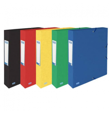 Heftbox TOP FILE+ 400114367, A4 farbig sortiert, 4cm F&uuml;llh&ouml;he, Karton