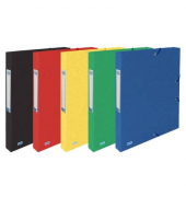 Heftbox TOP FILE+ 400114360, A4 farbig sortiert, 2,5cm F&uuml;llh&ouml;he, Karton