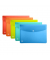 Dokumententasche Urban 400147022, A4, transluzent sortiert - hellblau/orange/gr&uuml;n-gelb/rot/eisblau, Polypropylen (PP), Druckknop