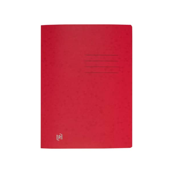 Oxford Schnellhefter TOP FILE+ 400147496, A4, dunkelrot, Karton, 390g, Vorderdeckel dunkelrot / opak 3045050457128 Oxford