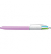 Vierfarbkugelschreiber 4 Colours Fun 889609, t&uuml;rkisblau / lila / pink / hellgr&uuml;n, 0,4mm, nachf&uuml;llbar