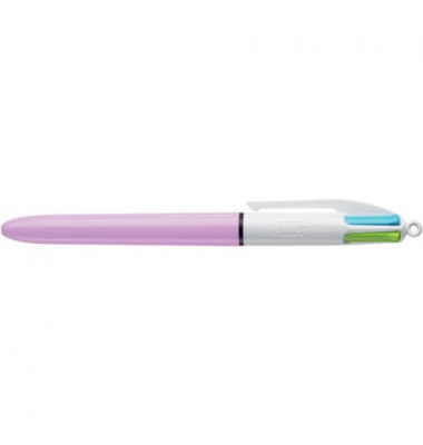 Vierfarbkugelschreiber 4 Colours Fun 889609, t&uuml;rkisblau / lila / pink / hellgr&uuml;n, 0,4mm, nachf&uuml;llbar