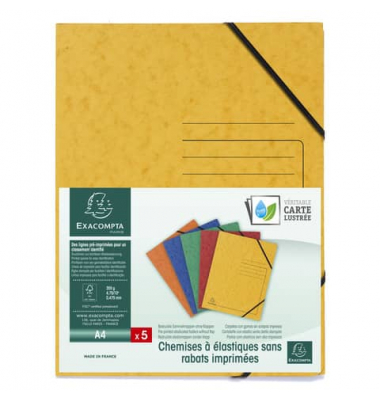 Sammelmappe 555410E, A4, Karton 355g